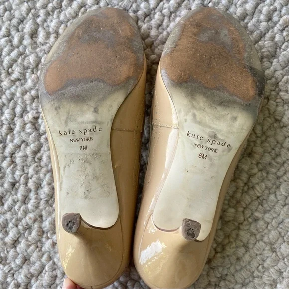 Kate Spade Size 8 Patent Leather Heels - Picture 5 of 8